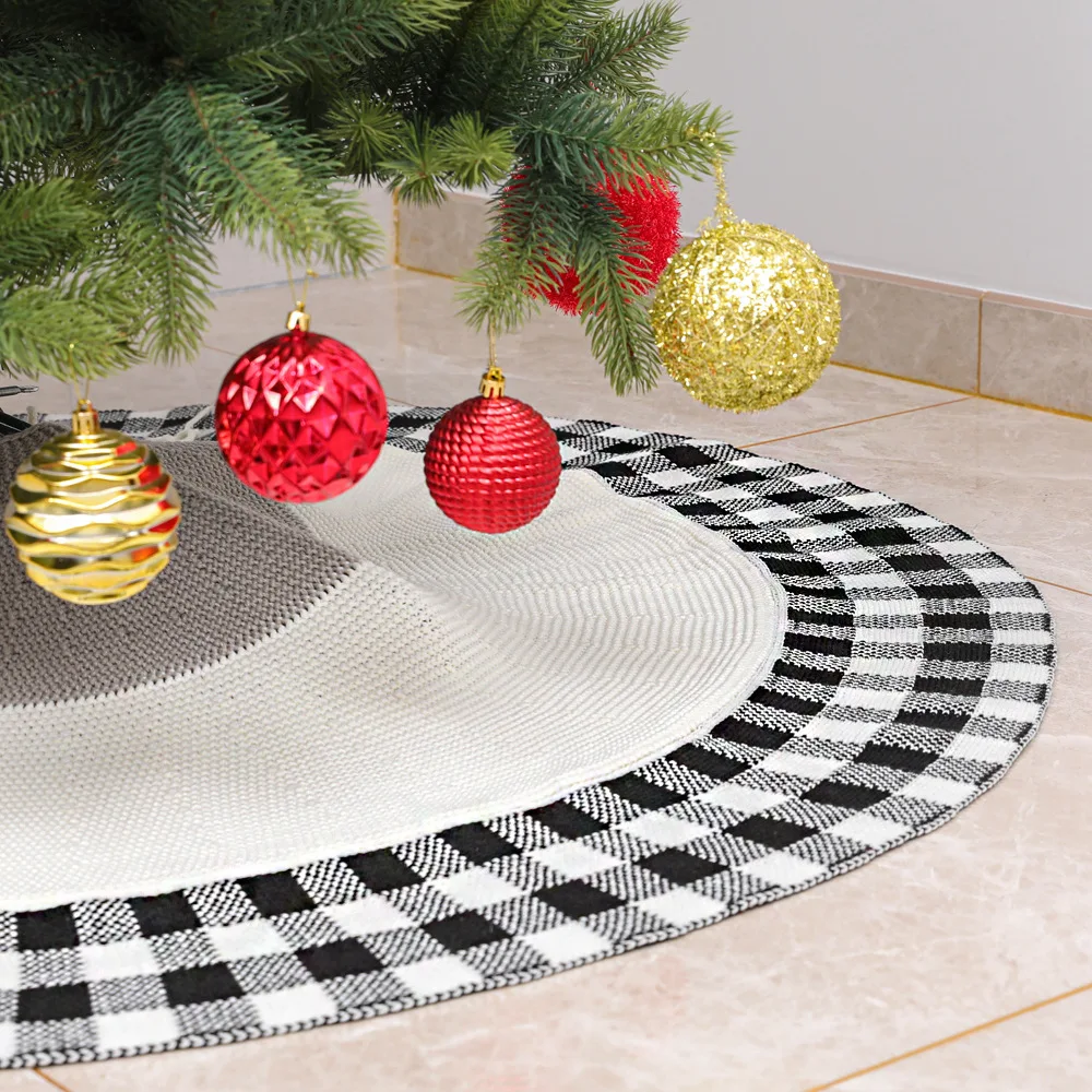 Christmas Black And White Plaid Christmas Tree Skirt Xmas Decorations for Home Supplies Christmas Tree Skirts Bottom Cover
Christmas Black And White Plaid Christmas Tree Skirt Xmas Decorations for Home Supplies Christmas Tree Skirts Bottom Cover