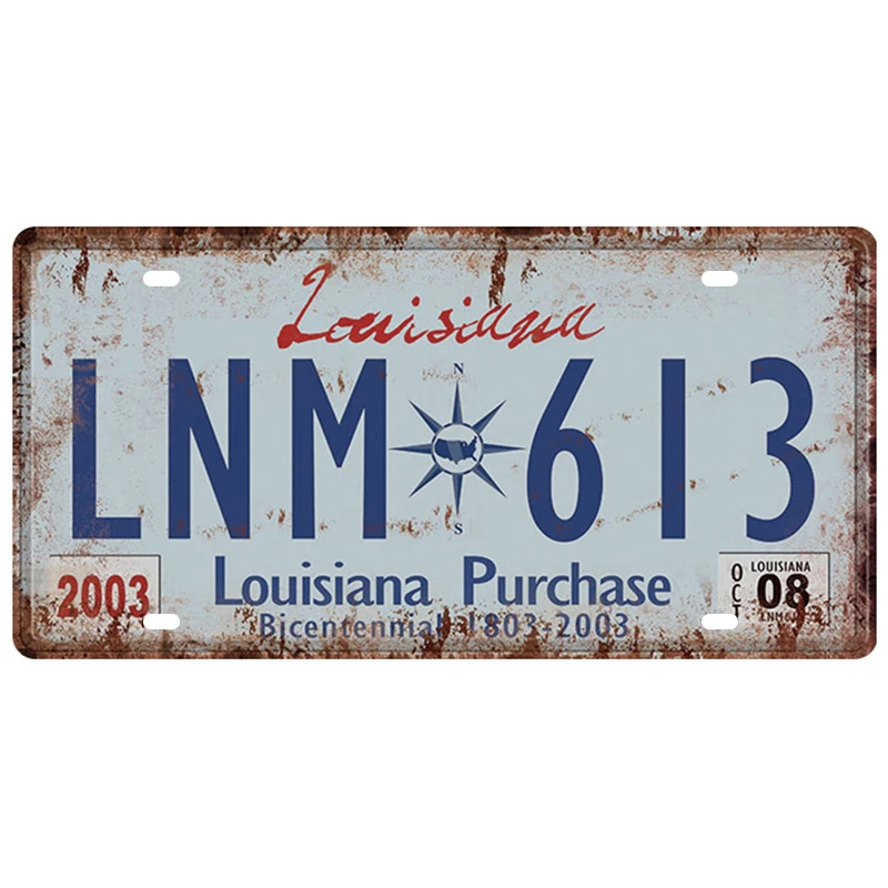 USA Florida UK Car License Rusted Vintage Number Plate Signs Garage Car Club Bar Cafe Pin Up Tin Sign Metal Plaques Wall Decor
USA Florida UK Car License Rusted Vintage Number Plate Signs Garage Car Club Bar Cafe Pin Up Tin Sign Metal Plaques Wall Decor