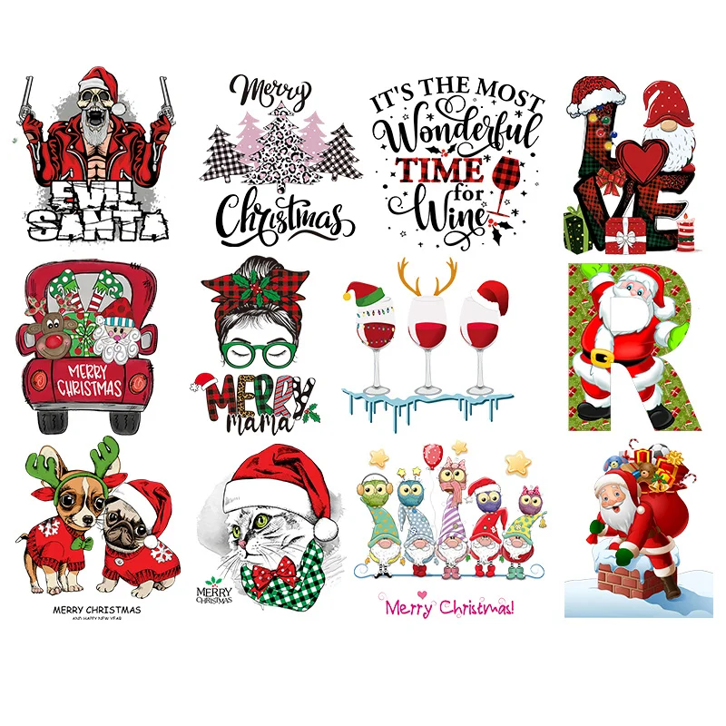 Christmas Letter Iron on Sticker Clothes Decals Santa Claus Heat Transfers Stickers DIY Appliques for Garment Wholesale Printing
Christmas Letter Iron on Sticker Clothes Decals Santa Claus Heat Transfers Stickers DIY Appliques for Garment Wholesale Printing