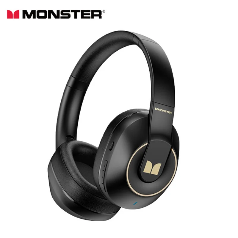 

Original Monster XKH01 Wireless Bluetooth 5.3 Headphones Sports Earphones HIFI Sound Smart Low Latency Noise Cancelling With Mic