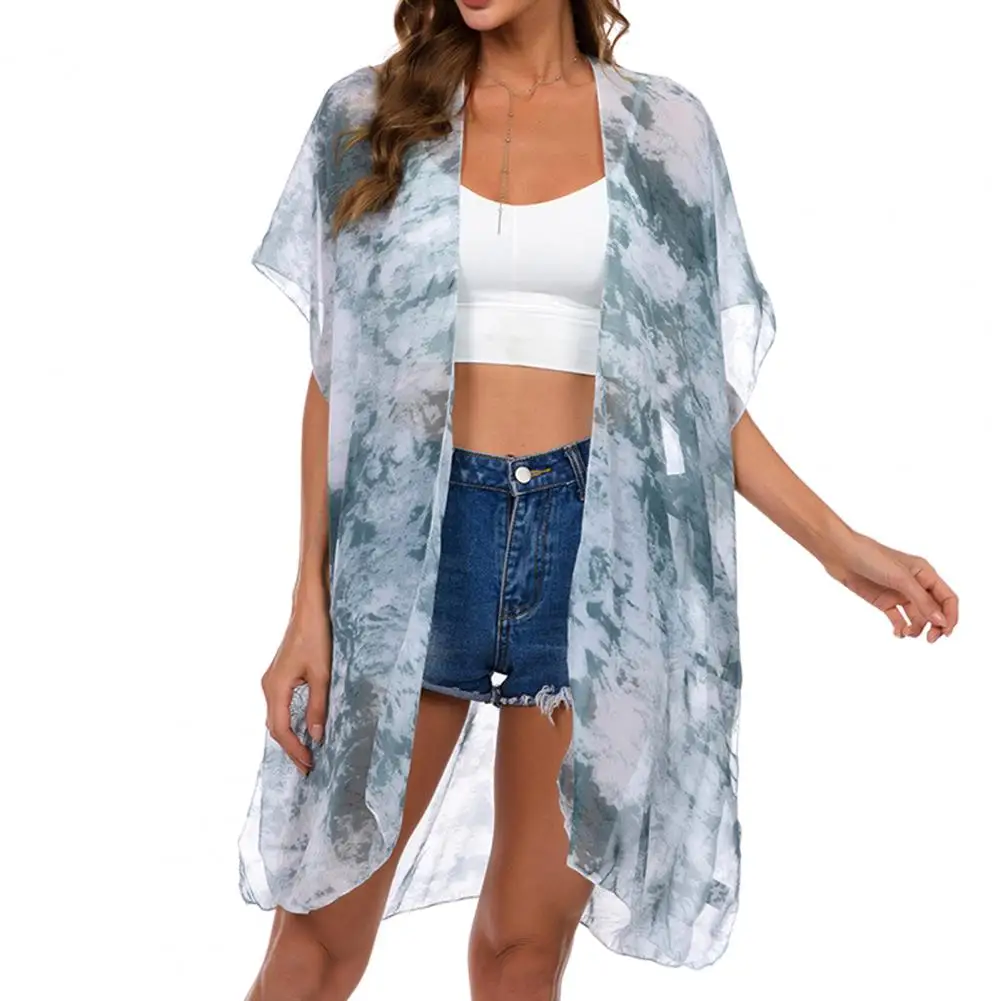 2022 Summer Holiday Chiffon Printed Swimwear Women Beach Dress Kimono Cardigan Outwear Loose Beach Cover Up pareo saida de praia
2022 Summer Holiday Chiffon Printed Swimwear Women Beach Dress Kimono Cardigan Outwear Loose Beach Cover Up pareo saida de praia