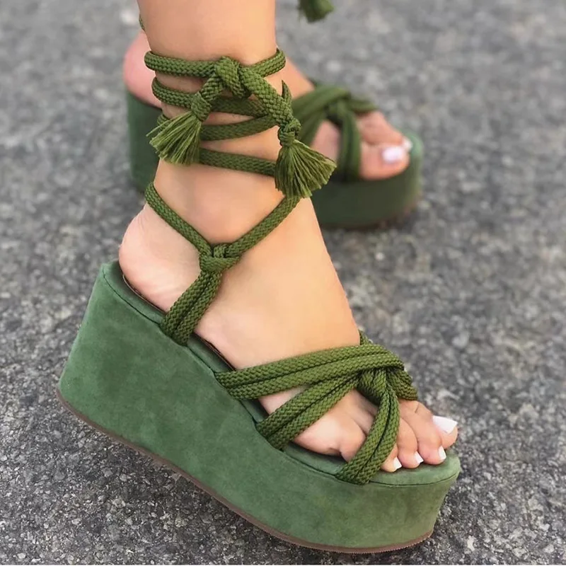 2023 Summer Platform Wedge Sandals Women Fashion Round Toe Women Sandals Plus Size Casual Shoes for Women Strappy Sandals Ladies
2023 Summer Platform Wedge Sandals Women Fashion Round Toe Women Sandals Plus Size Casual Shoes for Women Strappy Sandals Ladies