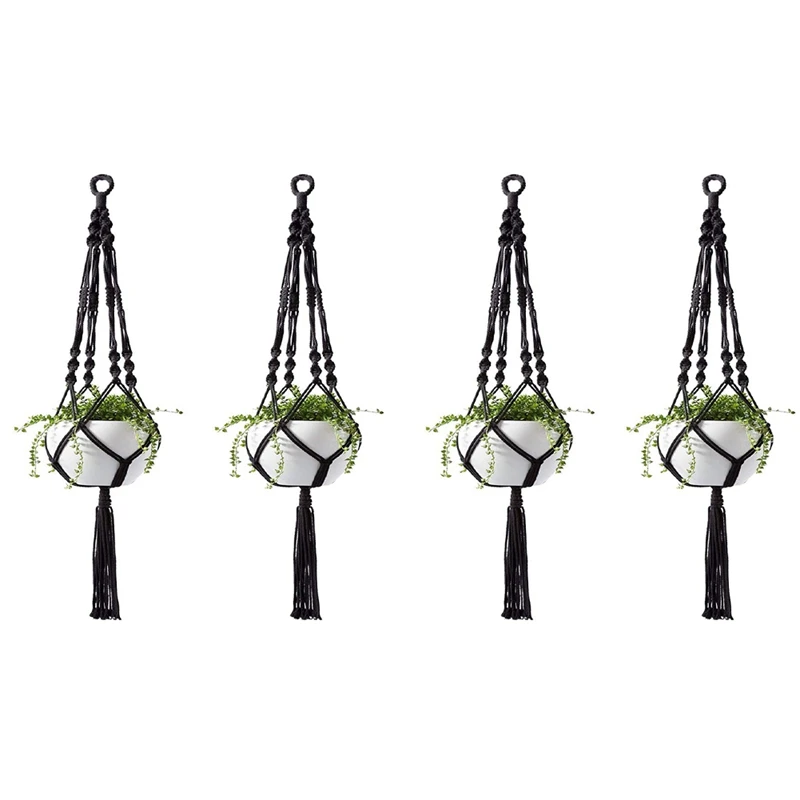 Plant-Linked Indoor And Outdoor Hanging Flowerpot Basket Cotton Rope, Garland Plant Stand, 4 Pieces
Plant-Linked Indoor And Outdoor Hanging Flowerpot Basket Cotton Rope, Garland Plant Stand, 4 Pieces