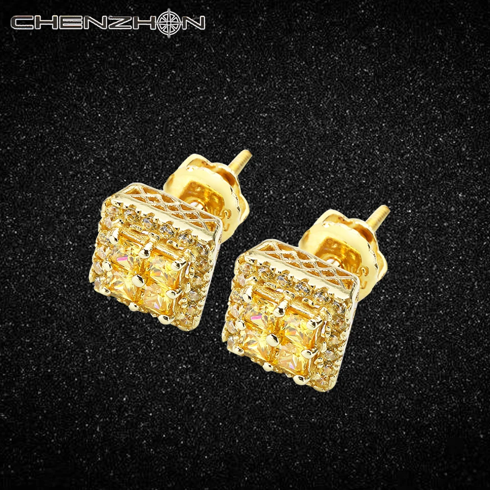 CHENZHON Stud Earrings 925 Sterling Silver For Women Multi-Color Jewelry Birthday Gift Cubic Zirconia Korean Earrings Box Pack 
CHENZHON Stud Earrings 925 Sterling Silver For Women Multi-Color Jewelry Birthday Gift Cubic Zirconia Korean Earrings Box Pack