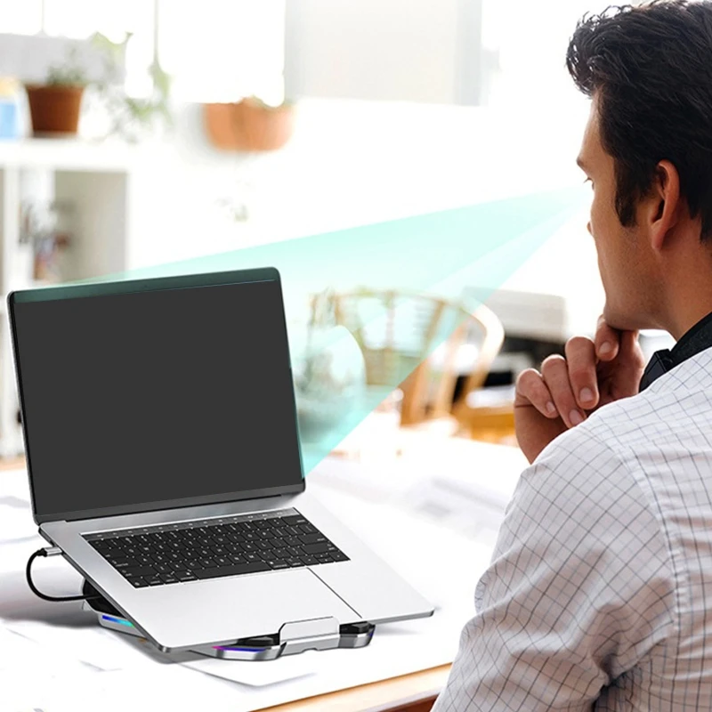 Laptop Stand with Hub, 6 in 1 Adjustable USB C Docking Station Stand with USB 3.0 Data Transfer 100W PD for 10-17inch E8BE
Laptop Stand with Hub, 6 in 1 Adjustable USB C Docking Station Stand with USB 3.0 Data Transfer 100W PD for 10-17inch E8BE