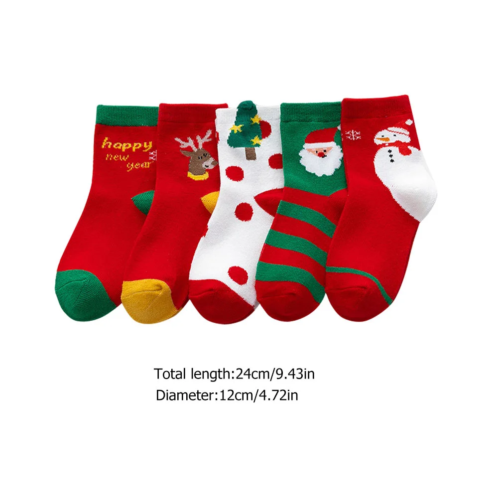 5 Pairs Christmas Socks Winter Kids Child Mid-calf Boys Children Xmas Cotton Style Baby Newborn
5 Pairs Christmas Socks Winter Kids Child Mid-calf Boys Children Xmas Cotton Style Baby Newborn