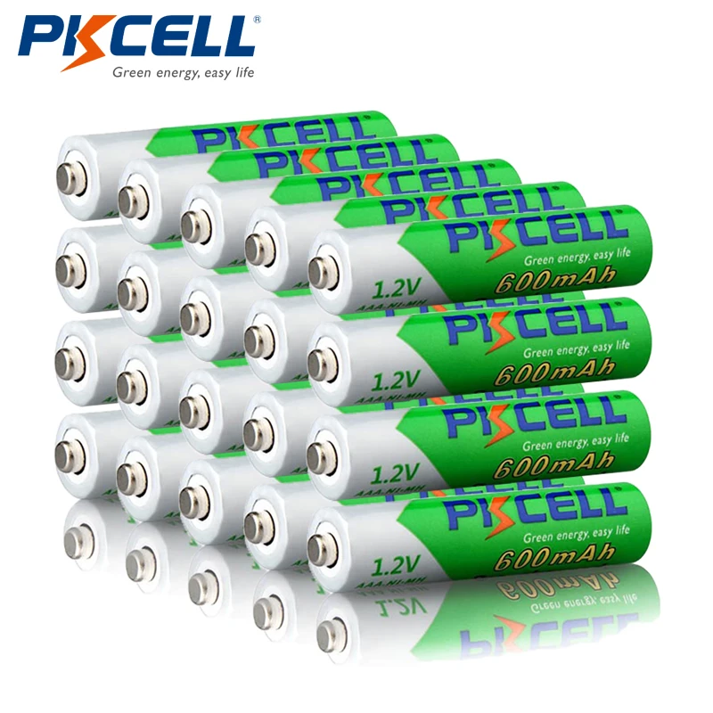 20pcs PKCELL AAA Battery Rechargeable 600mAh AAA 1.2V NIMH LSD Pre-charged Battery Batteries For Flashlights Remote Control
20pcs PKCELL AAA Battery Rechargeable 600mAh AAA 1.2V NIMH LSD Pre-charged Battery Batteries For Flashlights Remote Control
