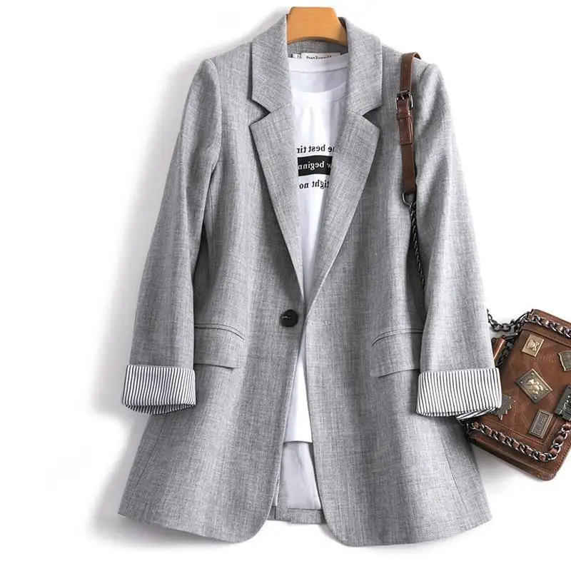 Ladies Long Sleeve Spring Casual Blazer 2023 New Fashion Business Plaid Suits Women Work Office Blazer Women Coats Woman Jacket
Ladies Long Sleeve Spring Casual Blazer 2023 New Fashion Business Plaid Suits Women Work Office Blazer Women Coats Woman Jacket