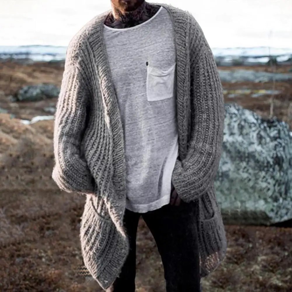 Long Clothing Men Coat Knitted Sleeve Streetwear Neck Cardigan Mid Winter Men's Dropshipping!autumn Length Sweater Loose
Long Clothing Men Coat Knitted Sleeve Streetwear Neck Cardigan Mid Winter Men's Dropshipping!autumn Length Sweater Loose