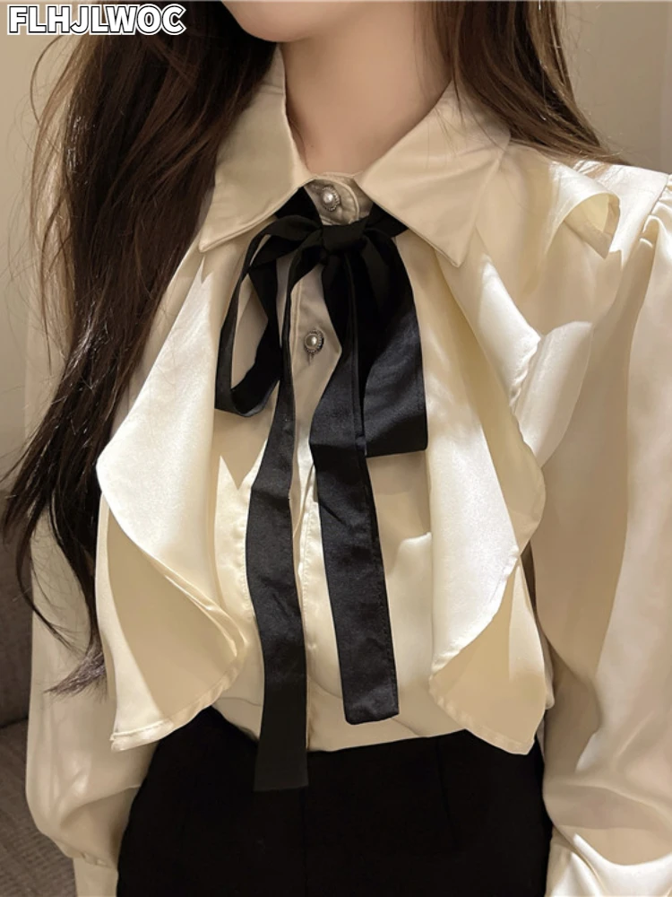 2022 Spring Autumn Basic Shirts Blouses Women Long Sleeve Elegant Office Lady Work Solid White Ruffled Chic Tops Blusas 1-151
2022 Spring Autumn Basic Shirts Blouses Women Long Sleeve Elegant Office Lady Work Solid White Ruffled Chic Tops Blusas 1-151