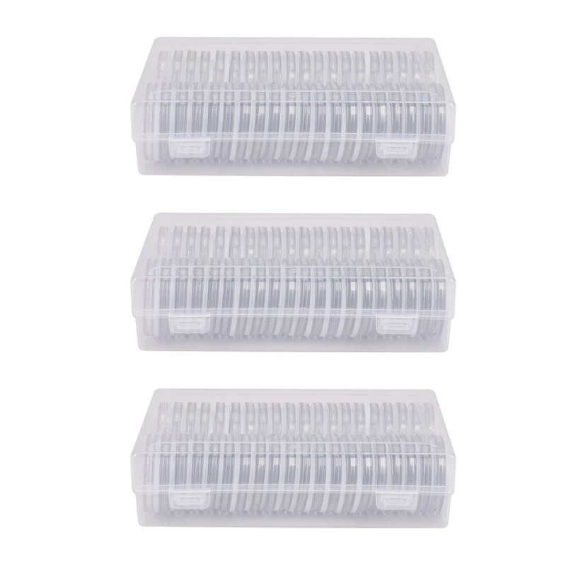 3X 46 Mm Coin Capsules Plastic Round Coin Holder Case And 7Sizes (16/20/25/27/30/38/46Mm) Protect Gasket
3X 46 Mm Coin Capsules Plastic Round Coin Holder Case And 7Sizes (16/20/25/27/30/38/46Mm) Protect Gasket