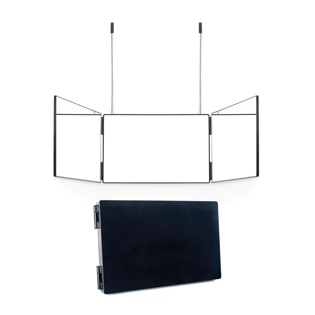 NEW2023 Retractable Hanging Cosmetic Mirror Three Sided Folding Makeup Mirror Freely Adjustable Height Shaving Hairdressing Mirr
NEW2023 Retractable Hanging Cosmetic Mirror Three Sided Folding Makeup Mirror Freely Adjustable Height Shaving Hairdressing Mirr