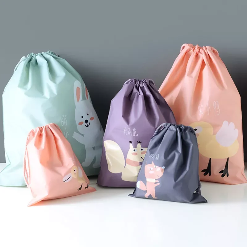 1pc Waterproofing Cartoon Animals Printed Storage Bags Baby Clothing Kids Toys Organizer Drawstring Cosmetic Candy Bags
1pc Waterproofing Cartoon Animals Printed Storage Bags Baby Clothing Kids Toys Organizer Drawstring Cosmetic Candy Bags