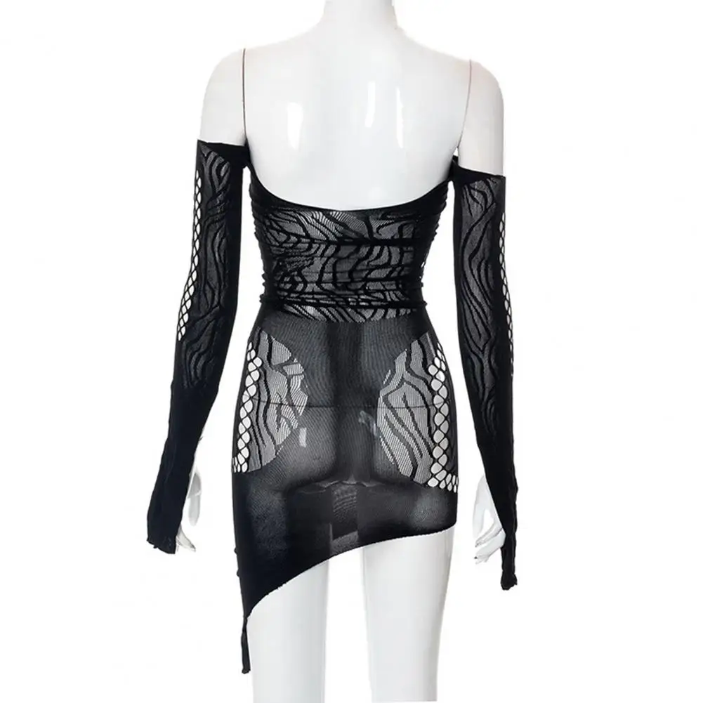 Charming Mini Dress Stretchy Split Long Sleeve Sexy Dress Perspective Cut Out Sexy Mini Dress
Charming Mini Dress Stretchy Split Long Sleeve Sexy Dress Perspective Cut Out Sexy Mini Dress