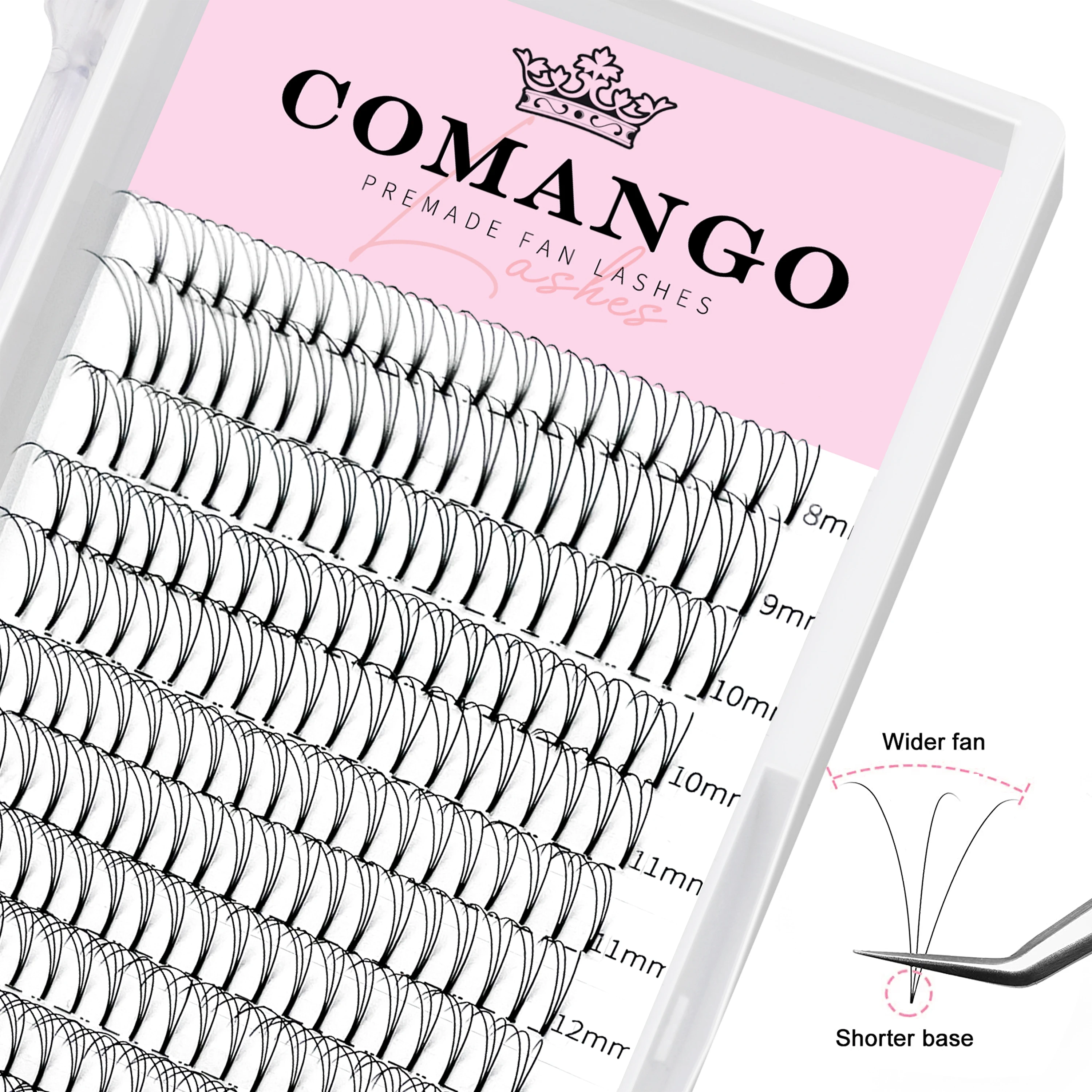 Кулеры CoMango 3D/4D/5D/6D с коротким стержнем, объемные искусственные норковые накладные ресницы, все размеры, для красоты глаз 
Кулеры CoMango 3D/4D/5D/6D с коротким стержнем, объемные искусственные норковые накладные ресницы, все размеры, для красоты глаз