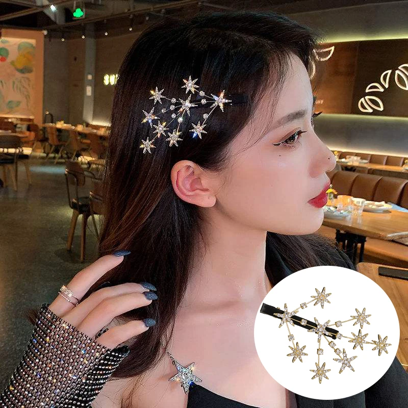 Hairgrips Crystal Hair Clip Headwear For Women Fashion Girl Gold Silver Hairgrip Hair Accessories Barrettes Side Clip
Hairgrips Crystal Hair Clip Headwear For Women Fashion Girl Gold Silver Hairgrip Hair Accessories Barrettes Side Clip