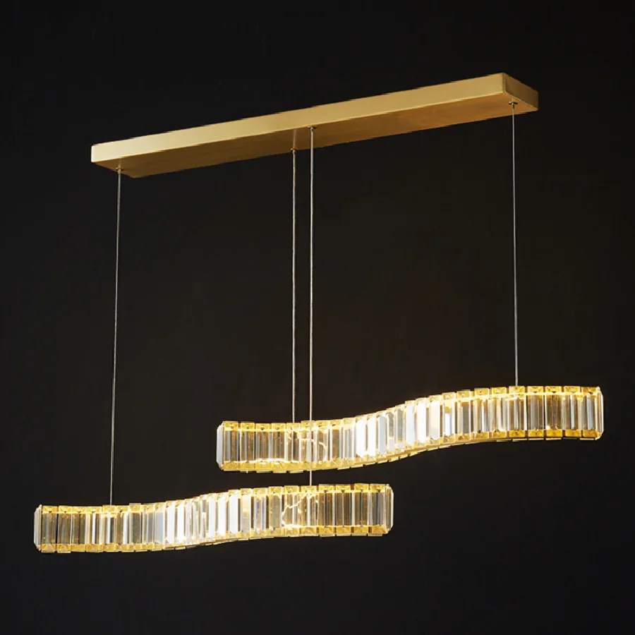 Modern Simple Light Luxury Crystal s-Shaped Chandelier Personality Art Living Room Bedroom Study Dining Room Led Lighting Golden
Modern Simple Light Luxury Crystal s-Shaped Chandelier Personality Art Living Room Bedroom Study Dining Room Led Lighting Golden