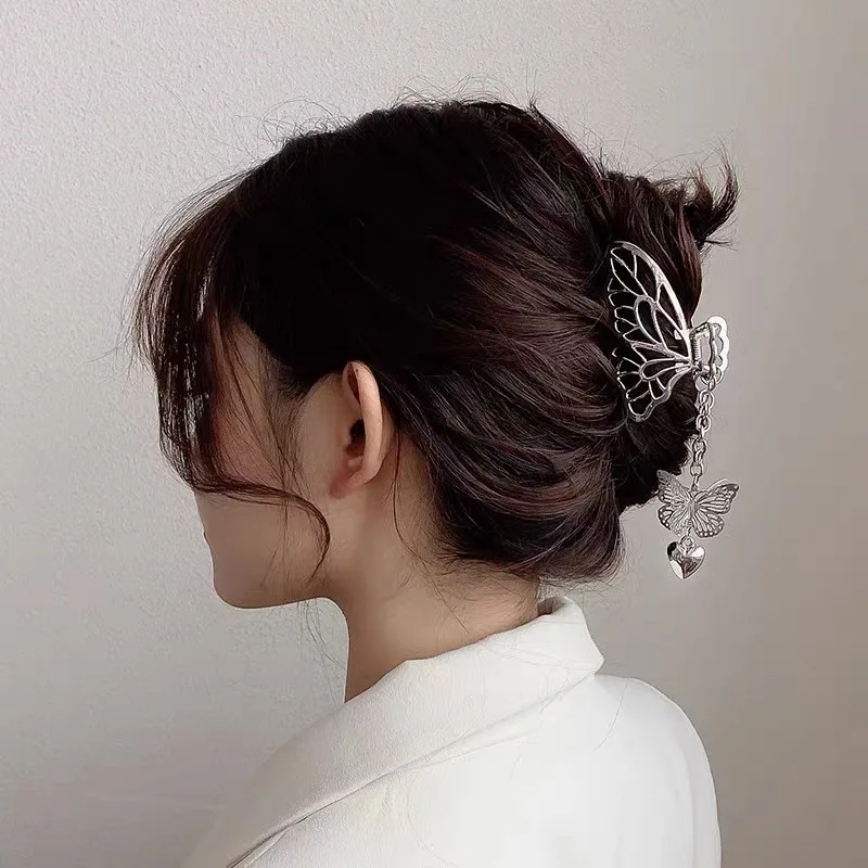 Ins Butterfly Pendant Hairpin for Women's Back of The Head Temperament Elegant Metal Clip Hairpin Accessories Hair Clips
Ins Butterfly Pendant Hairpin for Women's Back of The Head Temperament Elegant Metal Clip Hairpin Accessories Hair Clips