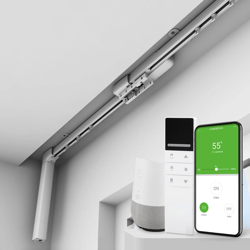High quality smart extendable curtain rail Electric shutter Motorized adjustable track window blackout shades curtain rod
High quality smart extendable curtain rail Electric shutter Motorized adjustable track window blackout shades curtain rod