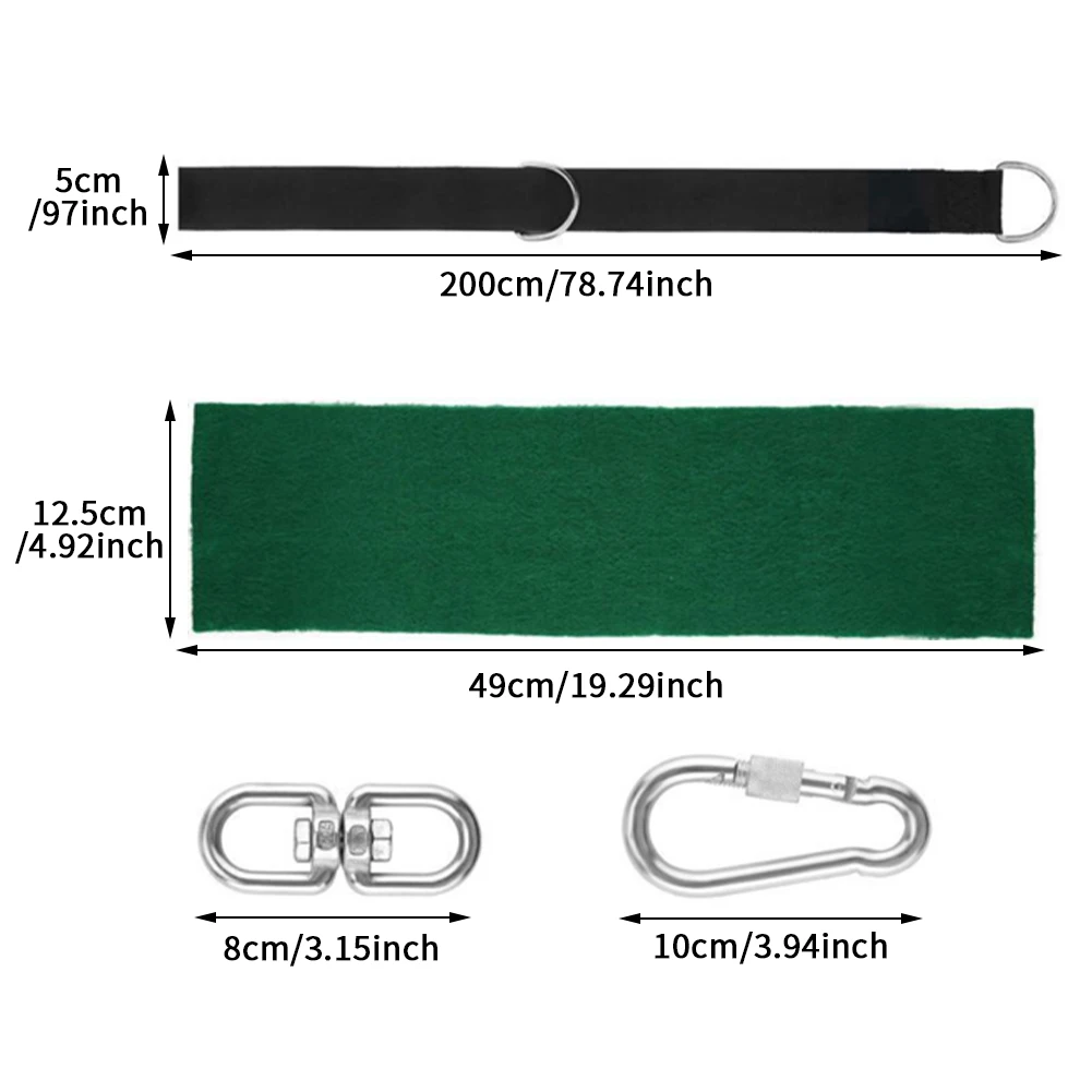 Rotating Ring Holds 300kg Long Rope With Carabiner Garden Easy Install Hammock Hanging Strong Tree Swing Strap Kit Heavy Duty
Rotating Ring Holds 300kg Long Rope With Carabiner Garden Easy Install Hammock Hanging Strong Tree Swing Strap Kit Heavy Duty