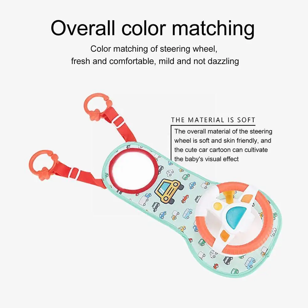 Children's Simulation Steering Wheel Toy Car Safety Steering Educational Early Toy Wheel Seats Education H8C0
Children's Simulation Steering Wheel Toy Car Safety Steering Educational Early Toy Wheel Seats Education H8C0