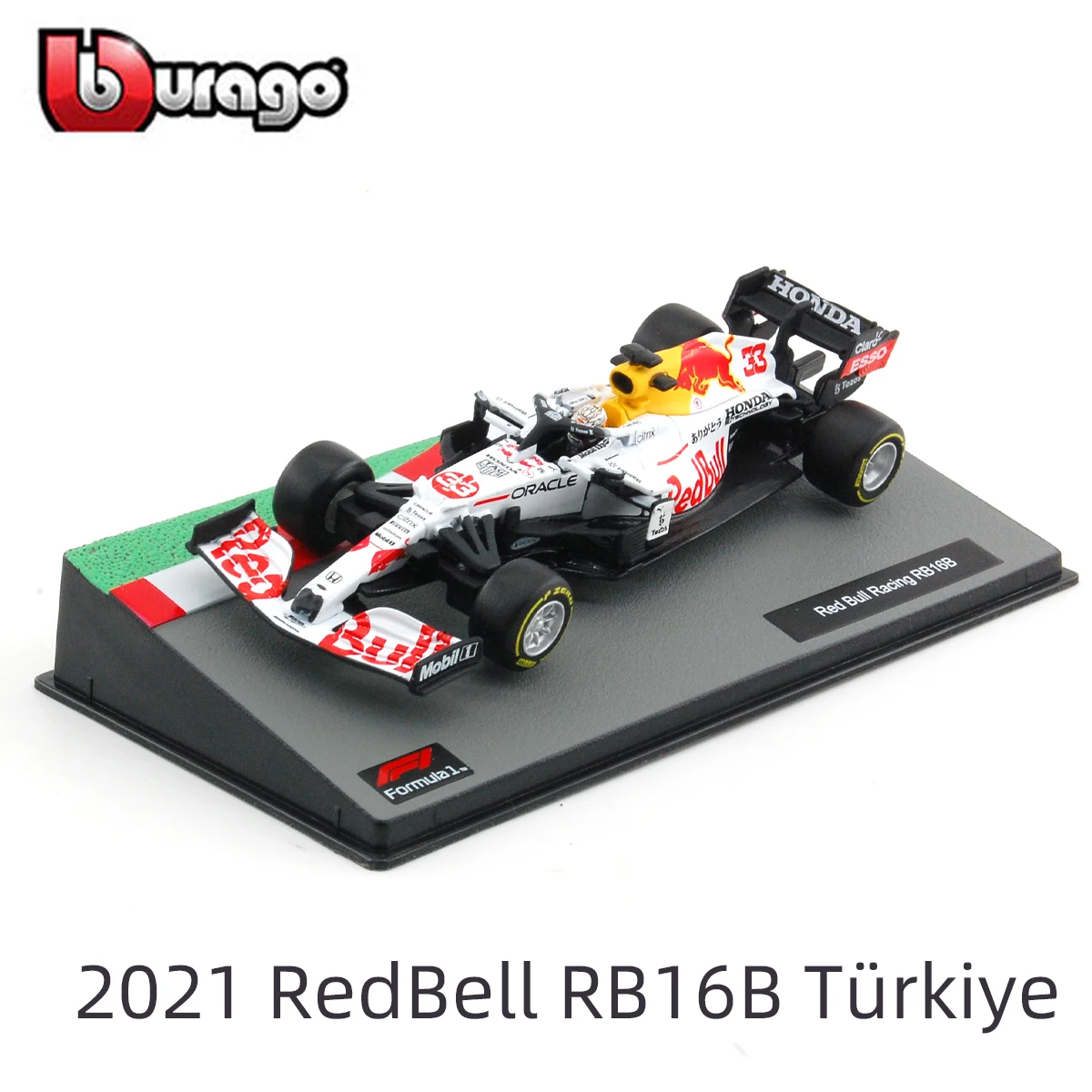 Bburago 1:43 2021 F1 Redbull Honda RB16 RB16B #11 Перес/33 Макс Турецкая белая живопись формула гонки литая модель автомобиля
Bburago 1:43 2021 F1 Redbull Honda RB16 RB16B #11 Перес/33 Макс Турецкая белая живопись формула гонки литая модель автомобиля