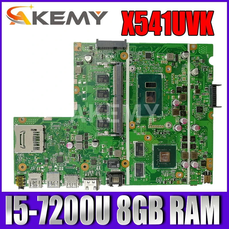 Материнская плата Akemy X541UVK для ноутбука Asus X541UJ X541UVK X541UV, материнская плата W/ I5-7200U 8 ГБ ОЗУ (V2G), Бесплатная плата
Материнская плата Akemy X541UVK для ноутбука Asus X541UJ X541UVK X541UV, материнская плата W/ I5-7200U 8 ГБ ОЗУ (V2G), Бесплатная плата