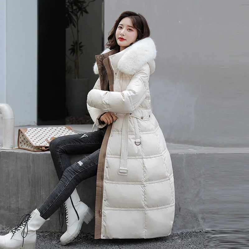 Elegant Solid Color Casual Parkas Fur Women Autumn Winter Solid Color Zip Up Button Sweet Loose Fashion Long Coat Down 2022
Elegant Solid Color Casual Parkas Fur Women Autumn Winter Solid Color Zip Up Button Sweet Loose Fashion Long Coat Down 2022