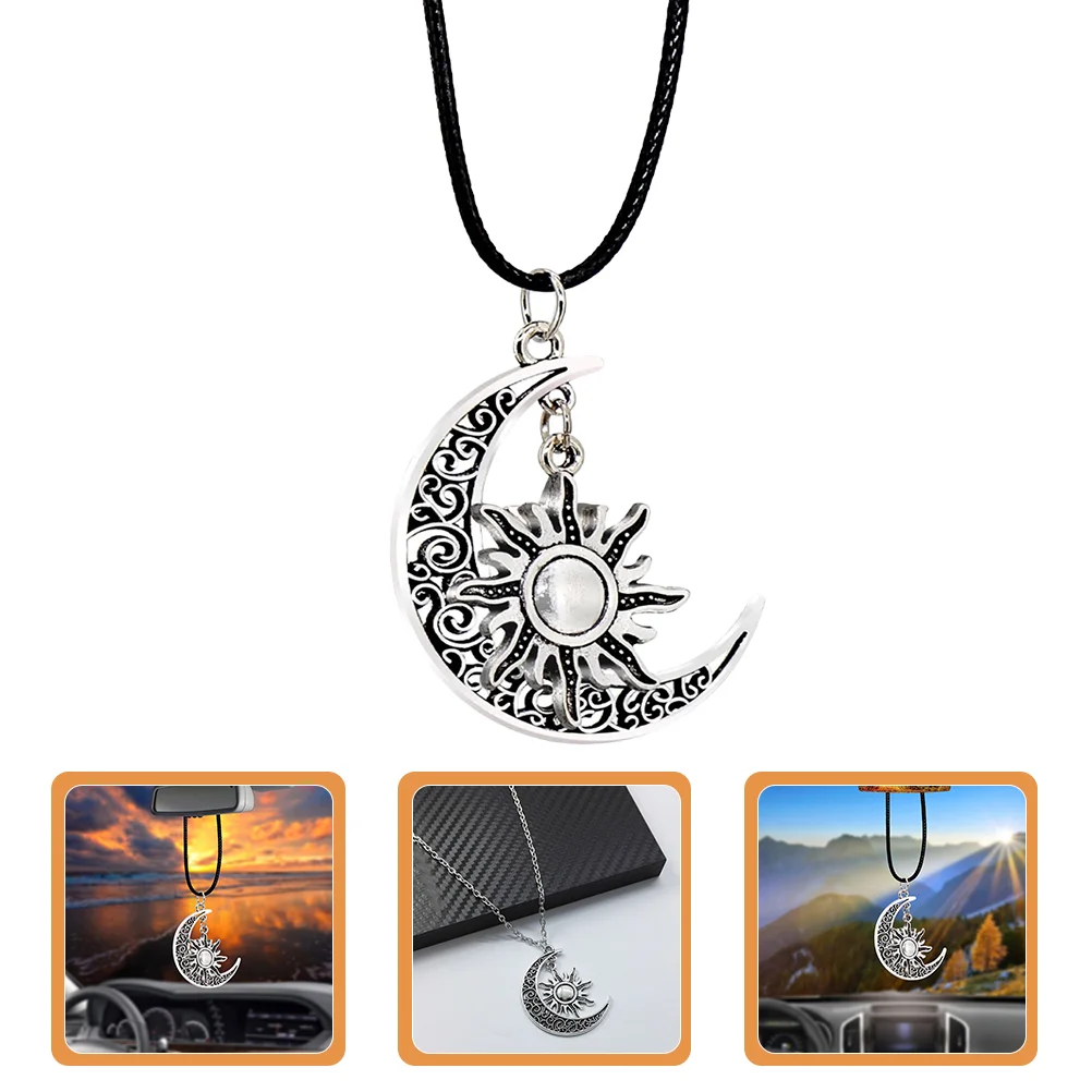 Moon Sun Necklace Neck Pendant Car Mirror Hanging Decor Retro Pendant Necklace Neck Jewelry Clavicle Pendant
Moon Sun Necklace Neck Pendant Car Mirror Hanging Decor Retro Pendant Necklace Neck Jewelry Clavicle Pendant