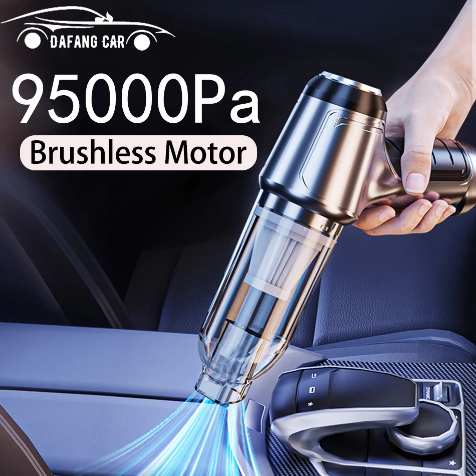 Беспроводной автомобильный пылесос, 95000 па, 3 в 1, ручной портативный пылесос, мини-пылесос двойного использования для дома и автомобиля 
Беспроводной автомобильный пылесос, 95000 па, 3 в 1, ручной портативный пылесос, мини-пылесос двойного использования для дома и автомобиля