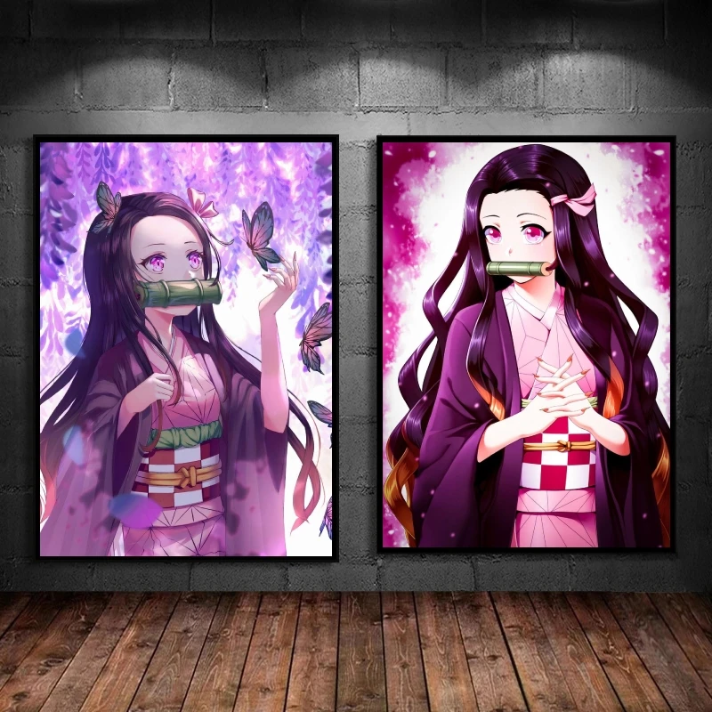 Demon Slayer Kamado Nezuko Canvas Artwork Painting Cartoon Character Picture Modern Home Action Figures Poster Toys Decorative
Demon Slayer Kamado Nezuko Canvas Artwork Painting Cartoon Character Picture Modern Home Action Figures Poster Toys Decorative