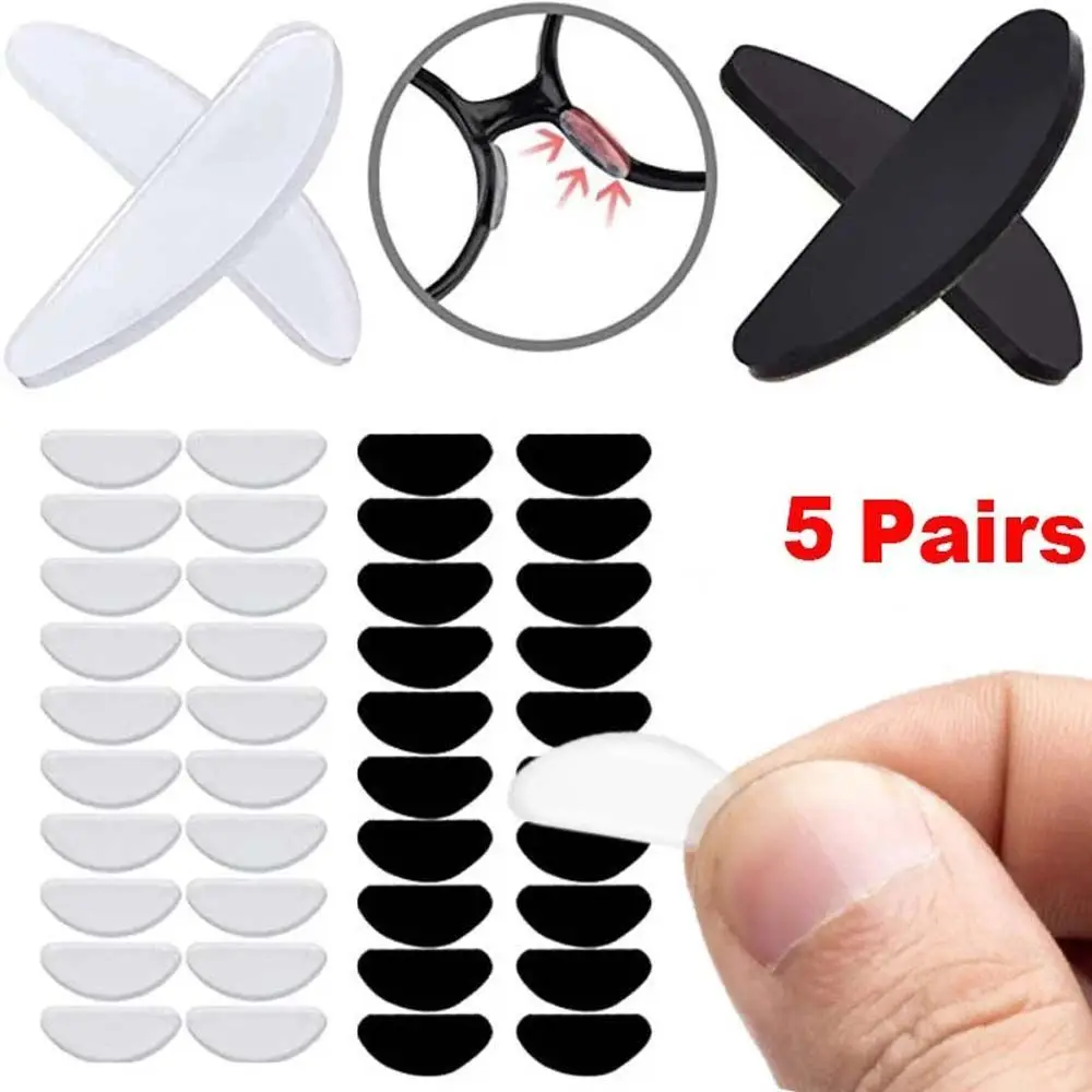 5Pair/set Arc Shape Non-slip Children For Women Men Eyeglasses Pads Glasses Nose Stick Korean Nose Pad Glasses Support
5Pair/set Arc Shape Non-slip Children For Women Men Eyeglasses Pads Glasses Nose Stick Korean Nose Pad Glasses Support