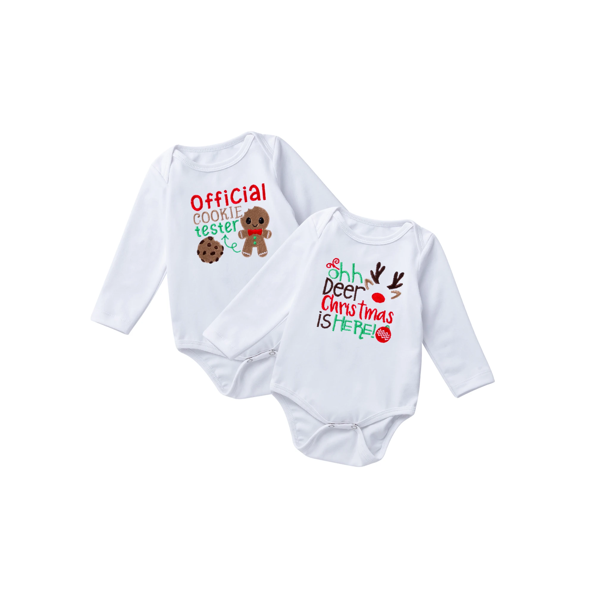 Newborn Unisex Romper For Babies Christmas Clothes Long Sleeve Infant Baby Embroidery Romper One-picec Jumpsuit
Newborn Unisex Romper For Babies Christmas Clothes Long Sleeve Infant Baby Embroidery Romper One-picec Jumpsuit
