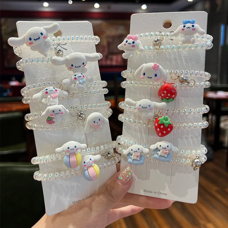 Sanrio Cinnamoroll японская бесшовная Женская круглая резинка для волос для пары подруг резинка для рук аксессуары для волос
Sanrio Cinnamoroll японская бесшовная Женская круглая резинка для волос для пары подруг резинка для рук аксессуары для волос