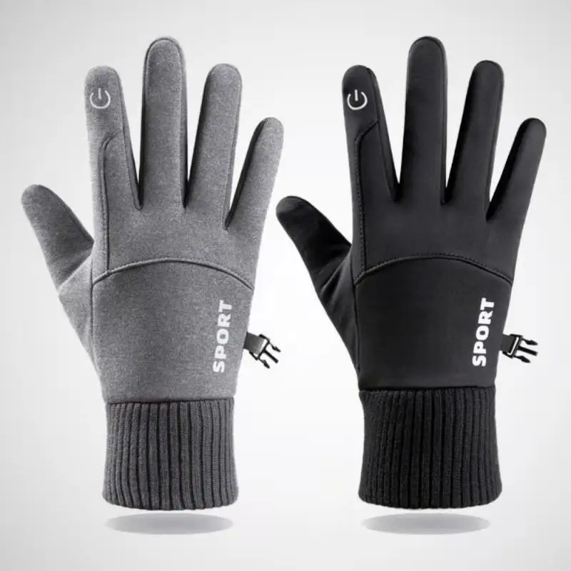 Winter Cycling Men Gloves Outdoor Sport Running Motorcycle Ski Mitten Touchscreen Fleece Gloves Non-slip Warm Full Finger Gloves
Winter Cycling Men Gloves Outdoor Sport Running Motorcycle Ski Mitten Touchscreen Fleece Gloves Non-slip Warm Full Finger Gloves