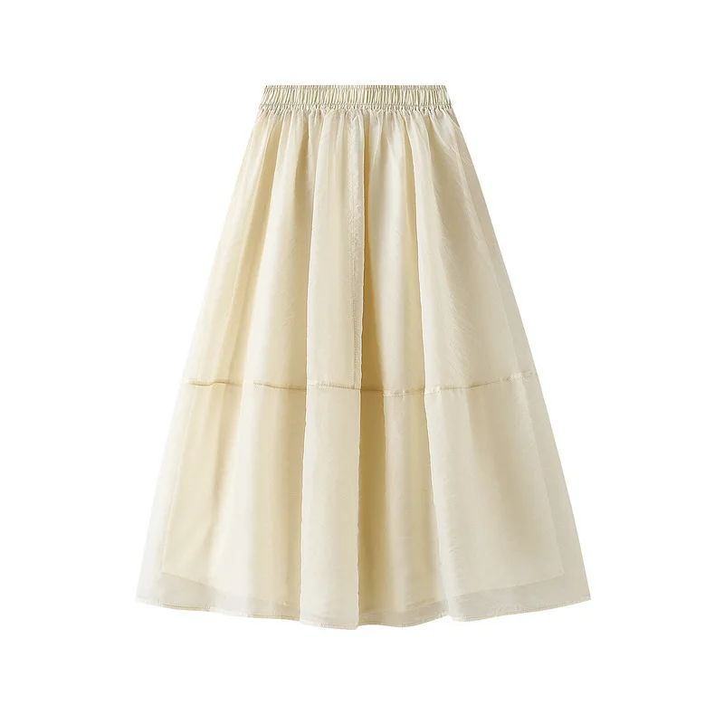 Soft Tulle Fabric Elastic Waist Summer Black Skirts Women 2023 Spring New Tulle Design Sense Stitching Big Swing Skirt Women
Soft Tulle Fabric Elastic Waist Summer Black Skirts Women 2023 Spring New Tulle Design Sense Stitching Big Swing Skirt Women
