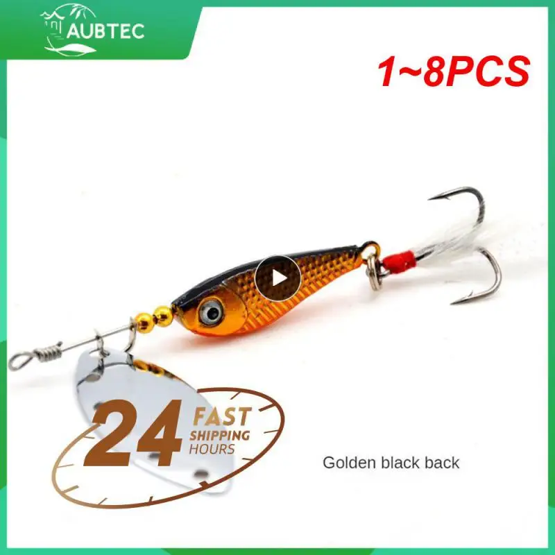 1~8PCS Spinner Spoon Metal Fishing Lure 9g 13g 16g Crankbait Spoon Artificial Baits Wobbler Rotating Bait with Treble Hooks
1~8PCS Spinner Spoon Metal Fishing Lure 9g 13g 16g Crankbait Spoon Artificial Baits Wobbler Rotating Bait with Treble Hooks