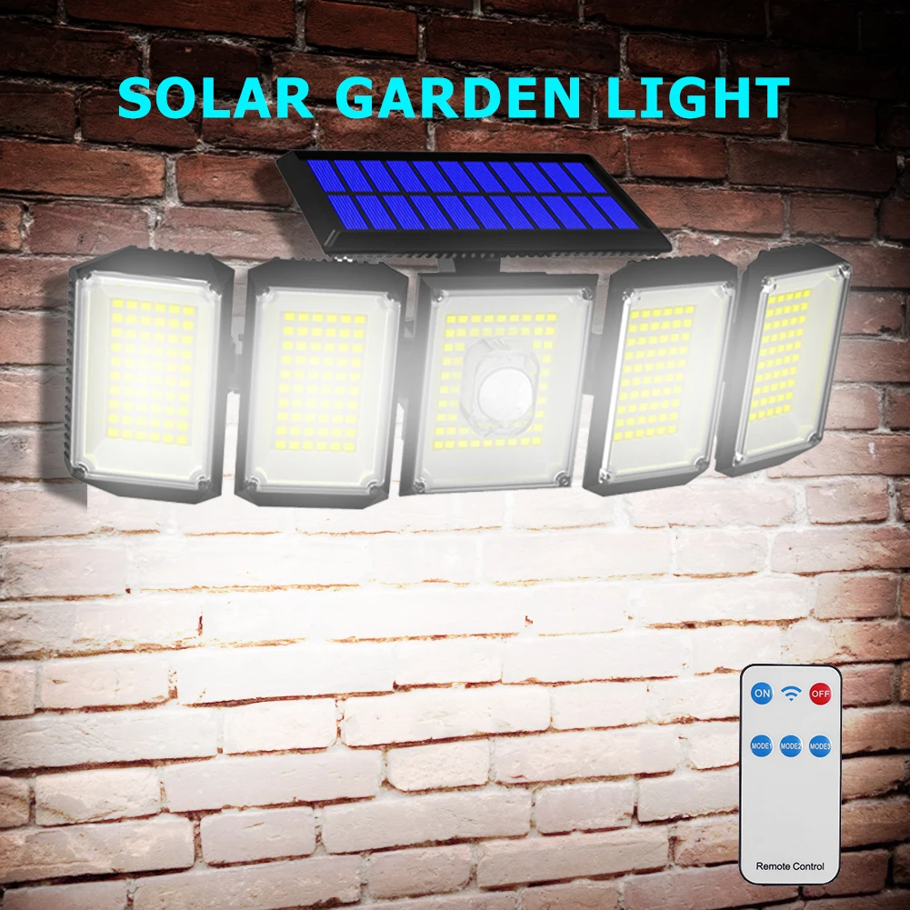 300 LED Solar Flood Lights Outdoor 360 Wide Angle Motion Sensor Solar Outdoor Lights 3 Adjustable Heads for Front Door Yard Deck
300 LED Solar Flood Lights Outdoor 360 Wide Angle Motion Sensor Solar Outdoor Lights 3 Adjustable Heads for Front Door Yard Deck