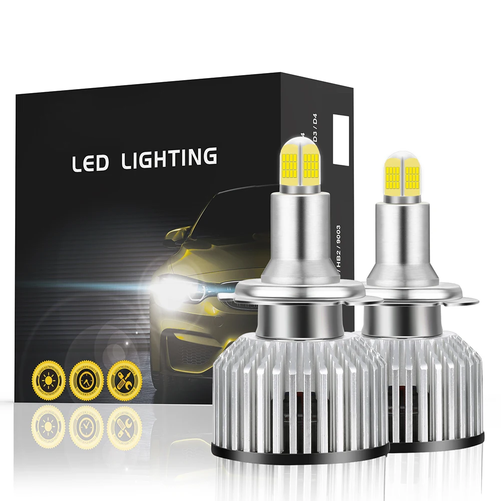 2pc H7 Led Headlight 18000LM 360 degree 4 Sides 6500K Led Headlights Bulbs High Power 110W Car Headlight Lamp
2pc H7 Led Headlight 18000LM 360 degree 4 Sides 6500K Led Headlights Bulbs High Power 110W Car Headlight Lamp