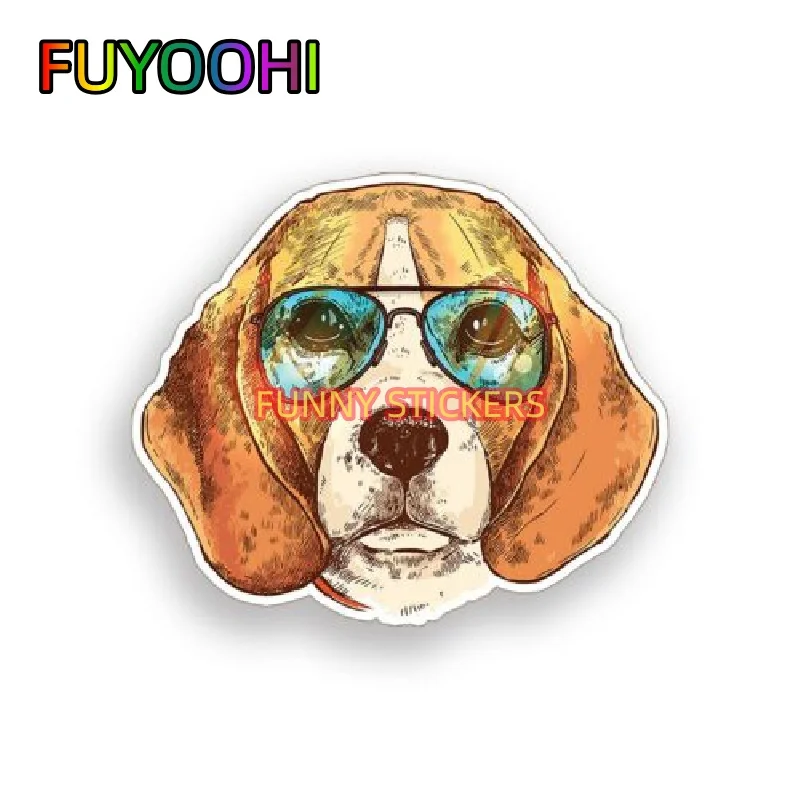 FUYOOHI Beagle Dog Pet Glasses Male Car Sticker Laptop Mug Car Window Bumper Decal
FUYOOHI Beagle Dog Pet Glasses Male Car Sticker Laptop Mug Car Window Bumper Decal