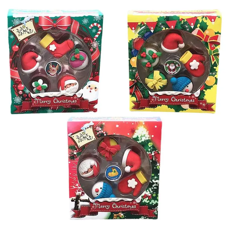 1 Set Cute Christmas Erasers Snowman Santa Mini Rubber Eraser Kawaii Stationery School Office Correction Supplies Kid Gift
1 Set Cute Christmas Erasers Snowman Santa Mini Rubber Eraser Kawaii Stationery School Office Correction Supplies Kid Gift