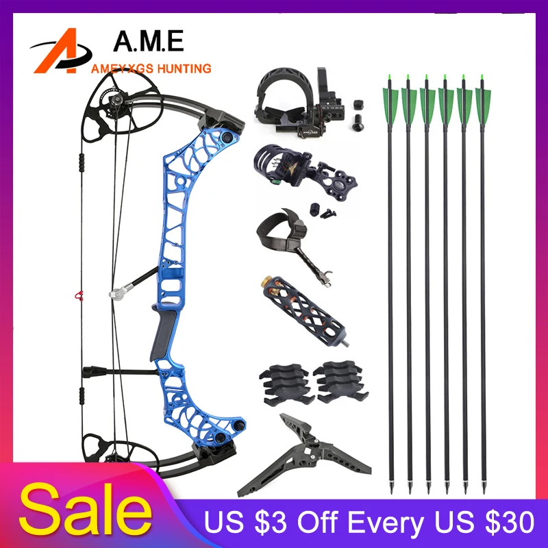 50-65lbs Compound Bow 6061 Aluminum Alloy Bow Handle Arrow Speed 340 Let-off 85% Archery Outdoor Hunting High Speed Compound Bow
50-65lbs Compound Bow 6061 Aluminum Alloy Bow Handle Arrow Speed 340 Let-off 85% Archery Outdoor Hunting High Speed Compound Bow