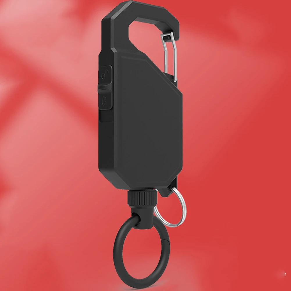 For Hiking Fishing Accessories Retractable Keychain 45g Anti Lost With Buckle Black For Camping Sporting Goods
For Hiking Fishing Accessories Retractable Keychain 45g Anti Lost With Buckle Black For Camping Sporting Goods