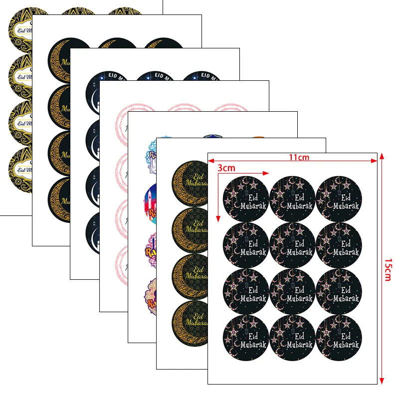 10pcs Eid Al Fitr Sticker Seal Label Candy Box Decor Ramadan Kareem Gift Bag Sticker Eid Mubarak Islamic Muslim Party Supplies
10pcs Eid Al Fitr Sticker Seal Label Candy Box Decor Ramadan Kareem Gift Bag Sticker Eid Mubarak Islamic Muslim Party Supplies