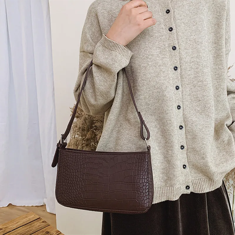 Women Handbags Retro Alligator Pattern Women Shoulder Bags Flap New PU Leather Casual Solid Crossbody Bags For Women Bolsas
Women Handbags Retro Alligator Pattern Women Shoulder Bags Flap New PU Leather Casual Solid Crossbody Bags For Women Bolsas