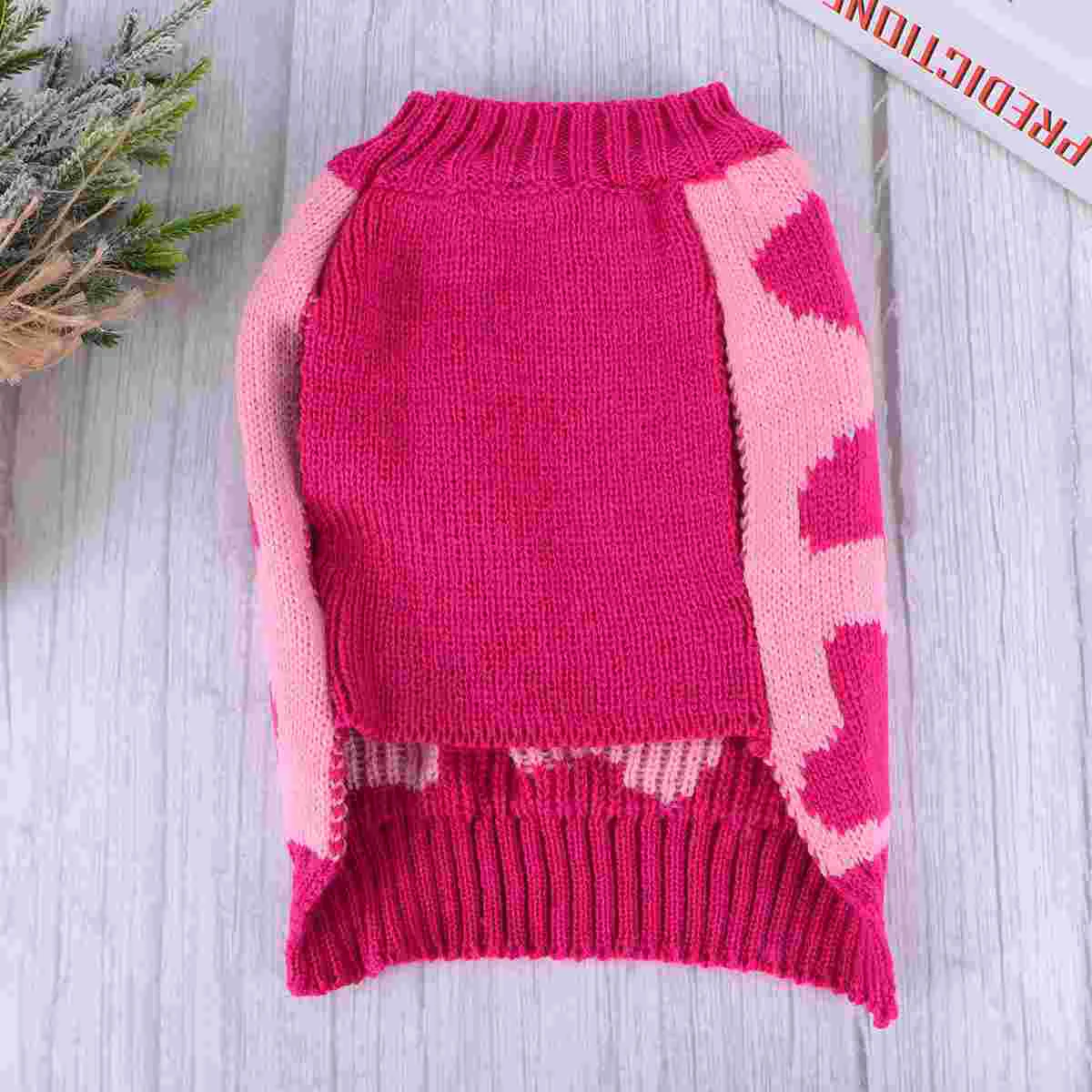 Adorable Pet Winter Warm Costume Exquisite Heart Pattern Sweater Creative Pet Clothes for Dog Puppy Size XS(Rosy)
Adorable Pet Winter Warm Costume Exquisite Heart Pattern Sweater Creative Pet Clothes for Dog Puppy Size XS(Rosy)