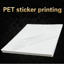 50Sheets 21X29.7cm A4 Clear Transparent Self Adhesive Vinyl Film Label Pet Sticker Printing Waterproof Sticker For Laser Printer