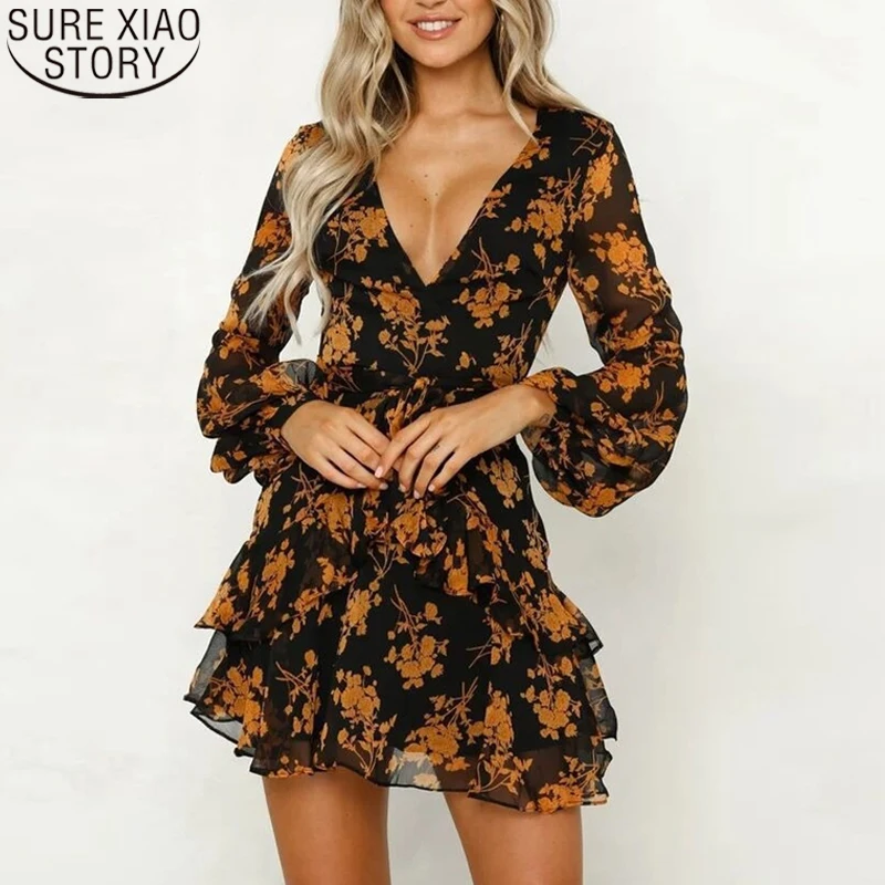 Spring Summer 2022 New Fashion Floral Print V-Neck Long Sleeve Dresses for Women Casual Mini Dress A-line Vestido Feminino 19123
Spring Summer 2022 New Fashion Floral Print V-Neck Long Sleeve Dresses for Women Casual Mini Dress A-line Vestido Feminino 19123