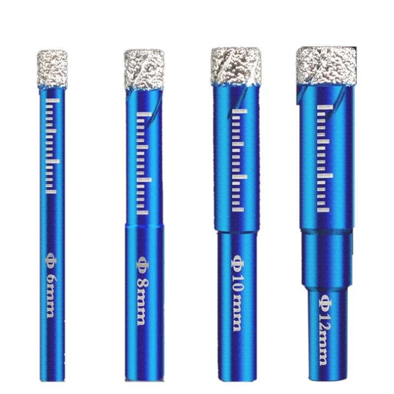 Hot 4Pcs 6 8 10 12 Mm Durable Diamond Coated Core Drill Bit Dry Drilling For Glass Marble Granite Quartz Porcelain Ceramics
Hot 4Pcs 6 8 10 12 Mm Durable Diamond Coated Core Drill Bit Dry Drilling For Glass Marble Granite Quartz Porcelain Ceramics