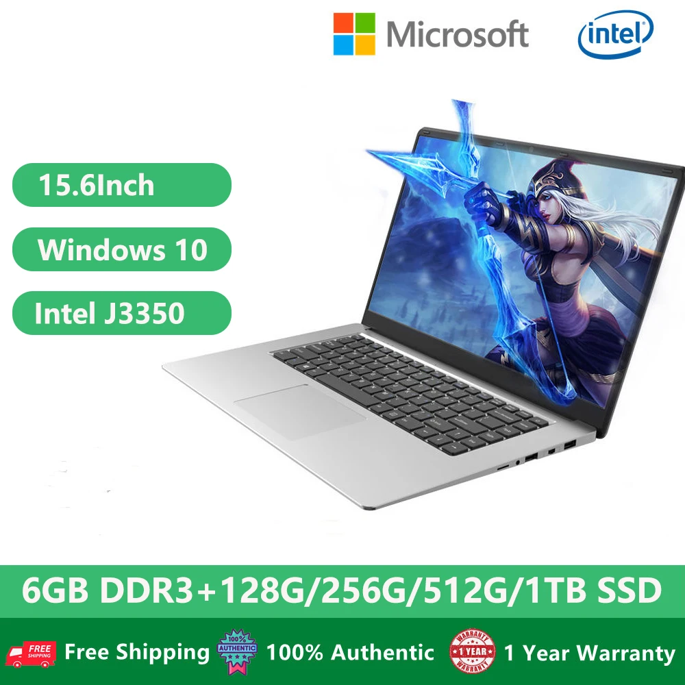 Cheap Student Laptop Windows 10 Notebooks Computer Office Netbook 15.6" 1920*1080 Intel Celeron N3350 6GB RAM 1TB SSD USB Camera
Cheap Student Laptop Windows 10 Notebooks Computer Office Netbook 15.6" 1920*1080 Intel Celeron N3350 6GB RAM 1TB SSD USB Camera
